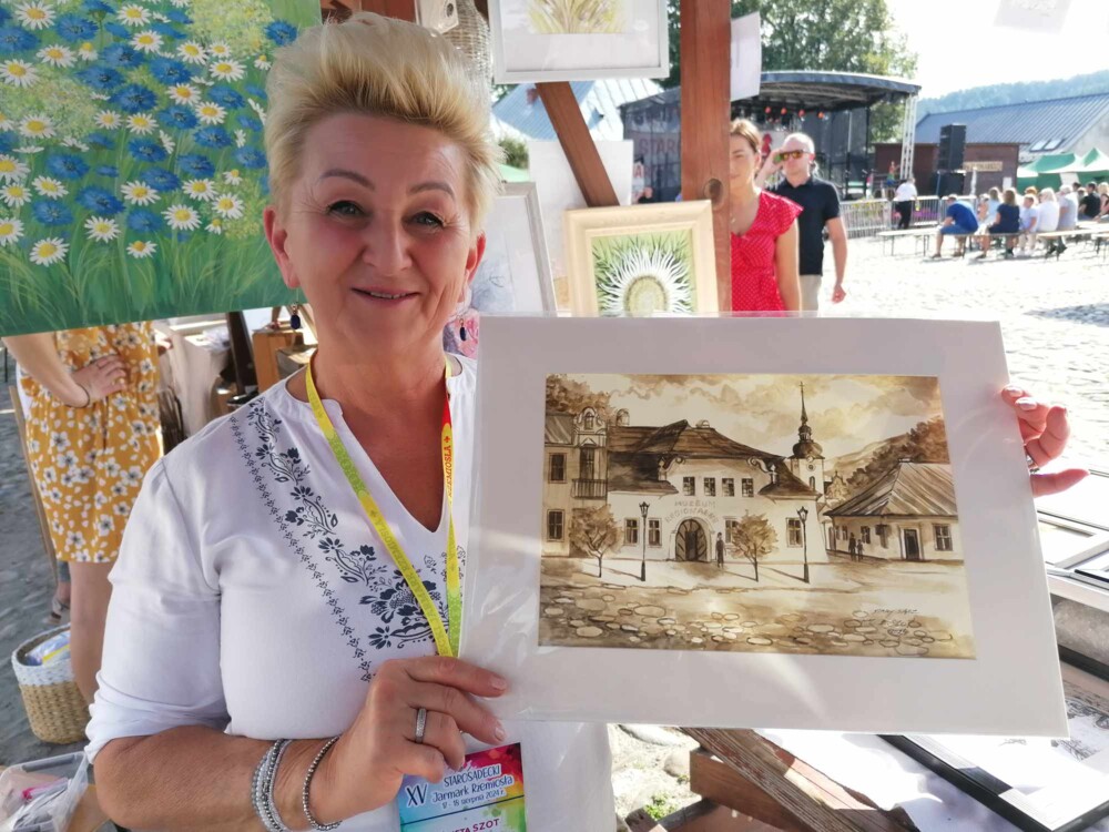 Elżbieta Szot, uzdolniona artystka ze Starego Sącza: serce miasta i moje bije jednym rytmem [ZDJĘCIA]