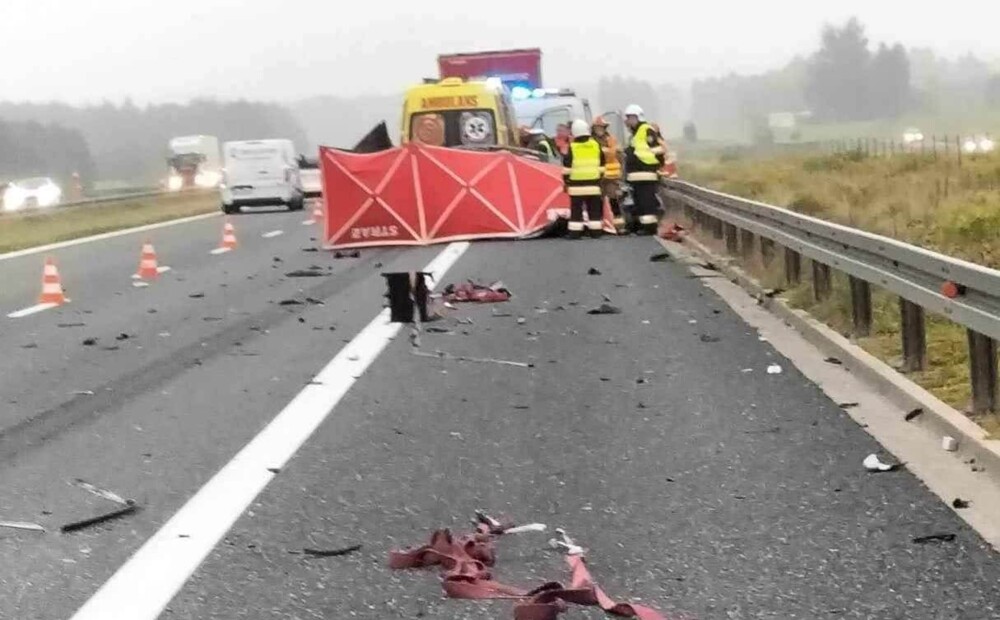 Tragiczny wypadek na autostradzie A4. Nie żyje 45-letnia kobieta