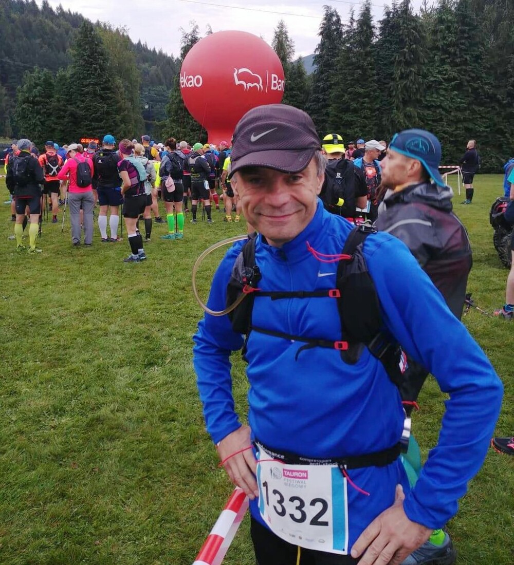 To wyjątkowy, bo niepełnosprawny zawodnik Festiwalu Biegowego. Jerzy w Piwnicznej pobiegnie Koral Maraton