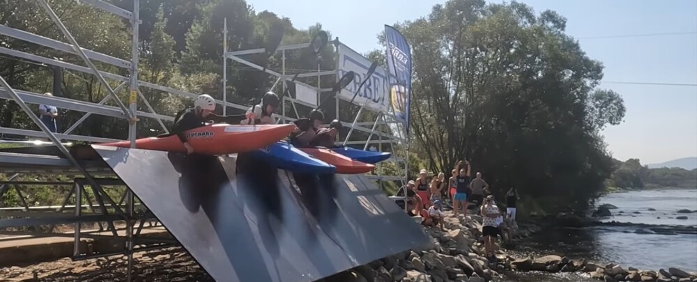 Nowy tor do kajakarstwa slalomowego w Nowym Sączu otwarty! [ZDJĘCIA]