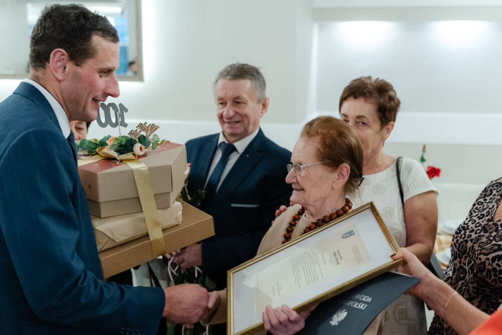 Setne urodziny mieszkanki gminy Grybów.