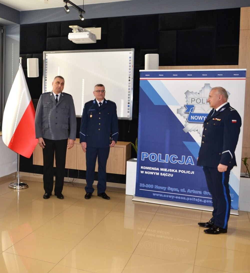 Zmiany w Komisariacie Policji w Łososinie Dolnej. Jan Nowak nowym komendantem 