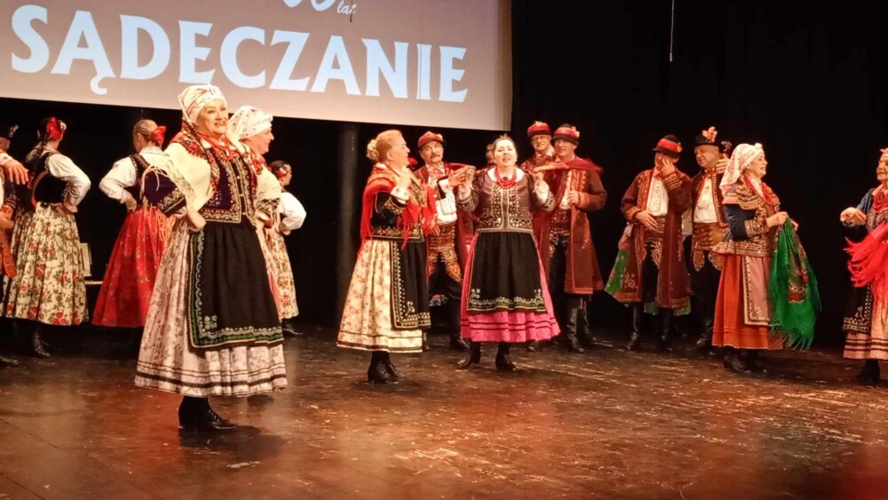 60-lecie zespołu regionalnego “Sądeczanie”. To był wyjątkowy koncert! [WIDEO] [ZDJĘCIA]
