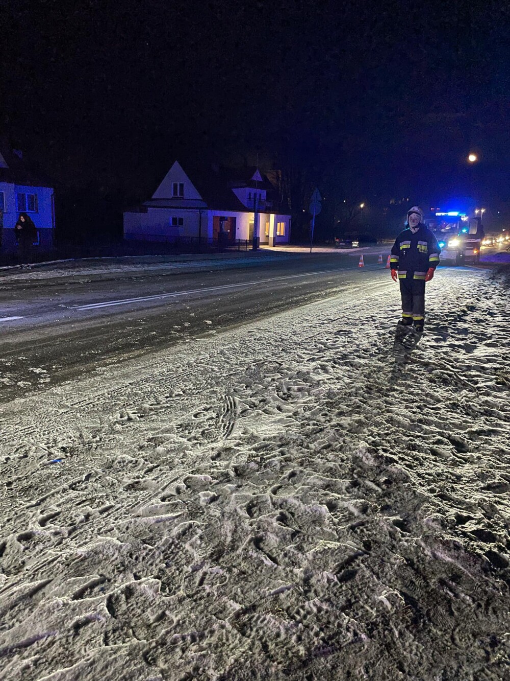 Wypadek na trasie między Nowym Sączem a Krynicą. Droga krajowa była nieprzejezdna