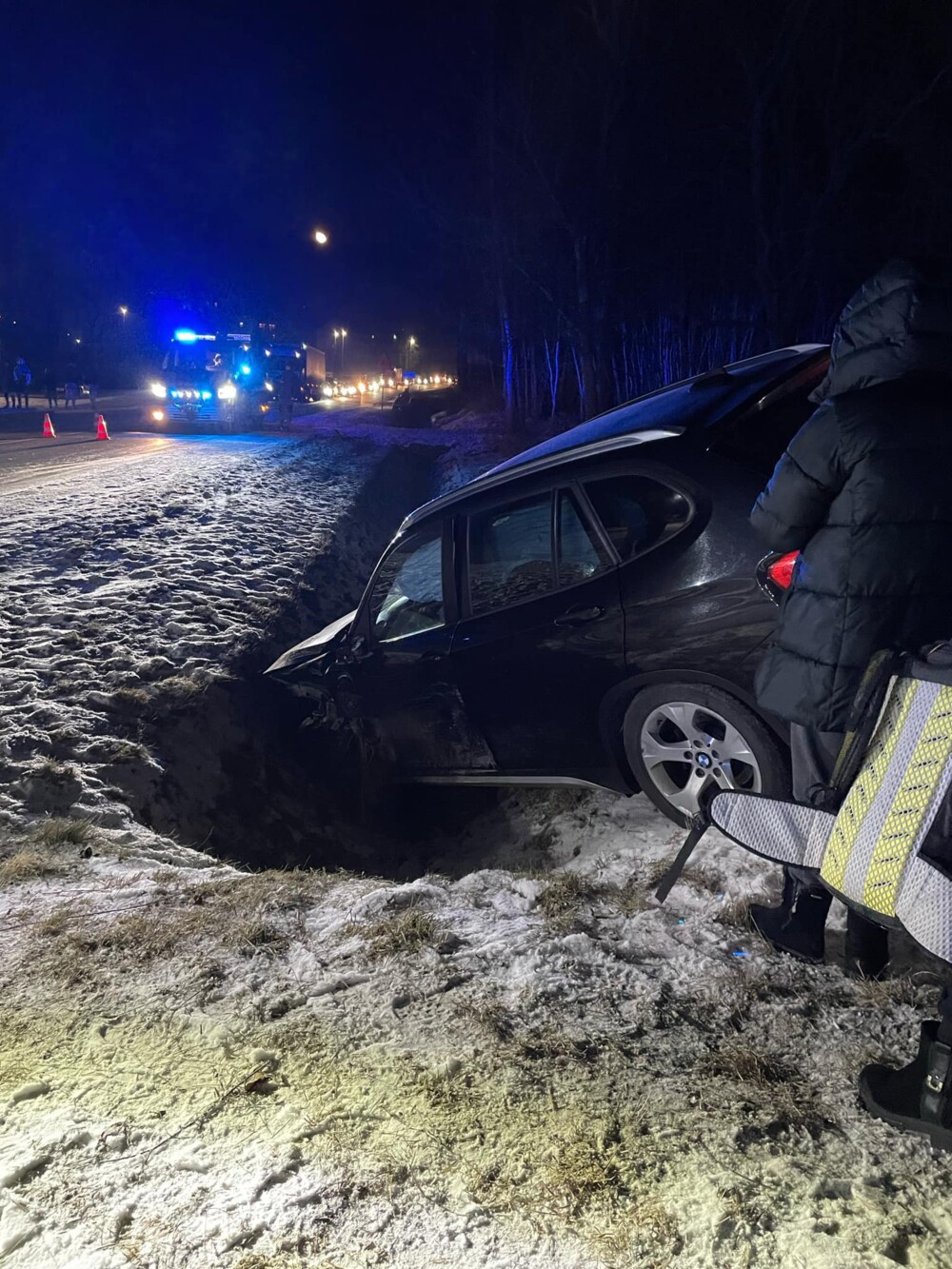 Wypadek na trasie między Nowym Sączem a Krynicą. Droga krajowa była nieprzejezdna