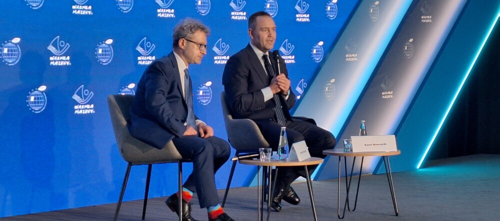 Tłumy na spotkaniu z Karolem Nawrockim podczas Europejskiego Kongresu Samorządów. Rozmowę zdominował jeden temat