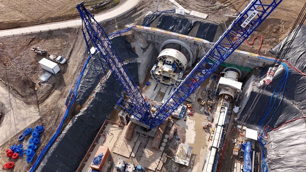 To tutaj powstanie najdłuższy tunel kolejowy w Polsce. Mamy najnowsze zdjęcia z placu budowy [ZDJĘCIA]