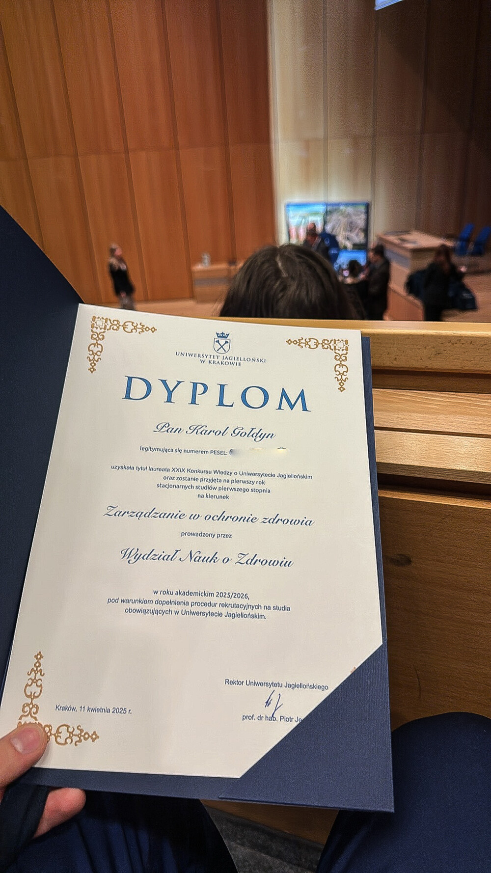 Karol Gołdyn, uczeń sądeckiego „Gastronomia”, został laureatem prestiżowego konkursu Uniwersytetu Jagiellońskiego! 