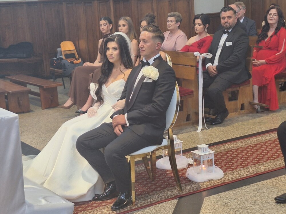 Ślub Wiktorii Basiagi, Miss Ziemi Sądeckiej 2022. Obejrzyj WIDEO i ZDJĘCIA