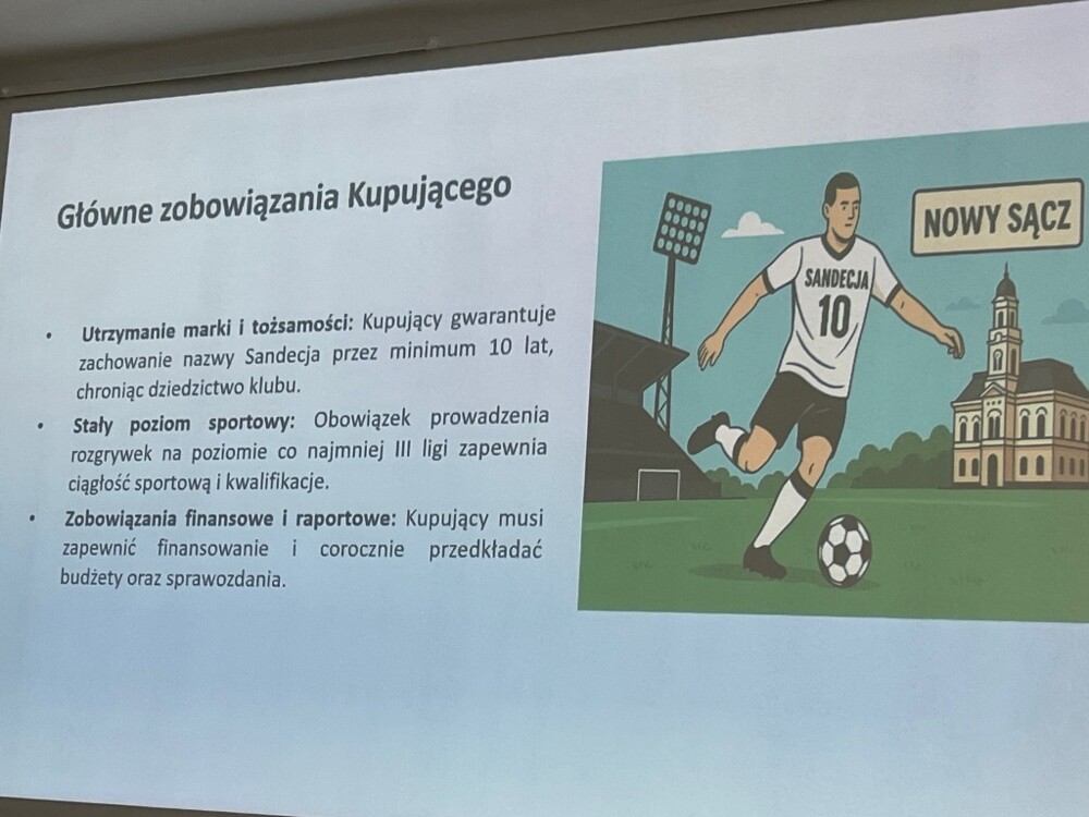 Coraz bliżej sprzedaży MKS Sandecja. Decyzję podejmą sądeccy radni 