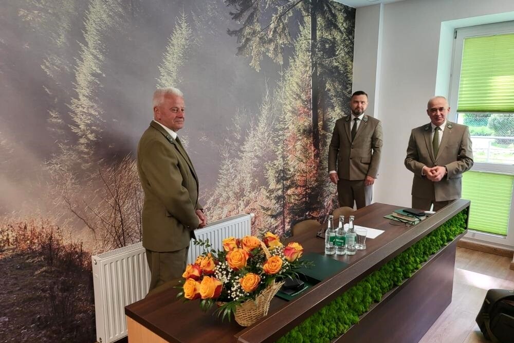 Zmiana na stanowisku Nadleśniczego w Piwnicznej-Zdroju. Stanisław Michalik przeszedł na emeryturę