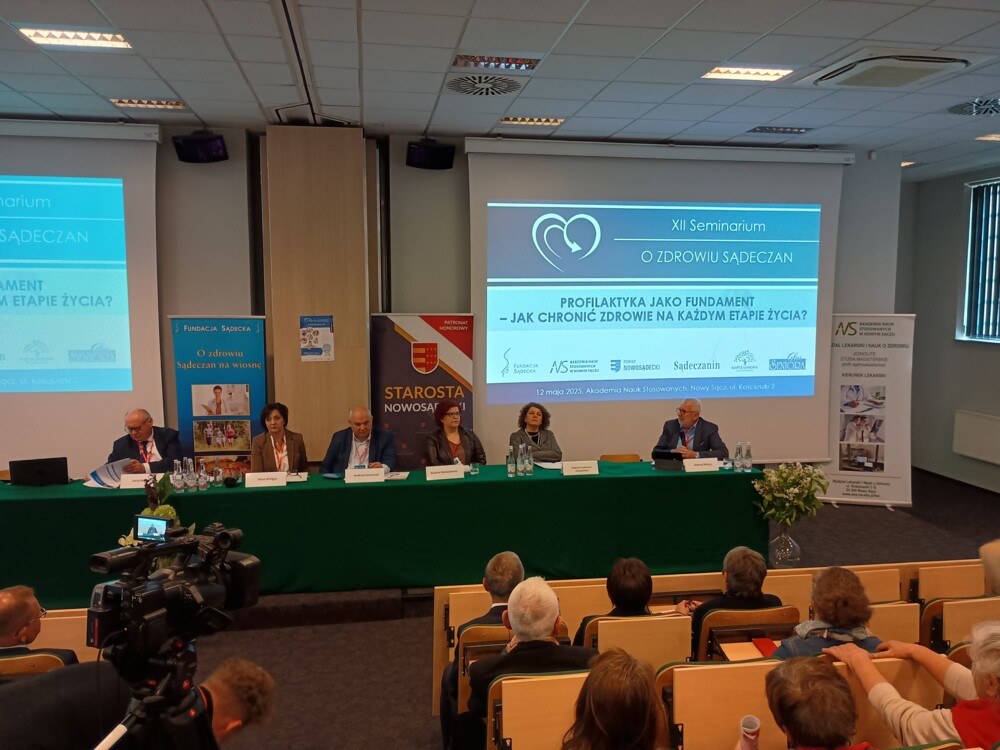 Wszystko o profilaktyce zdrowia! XII Seminarium „O zdrowiu Sądeczan”