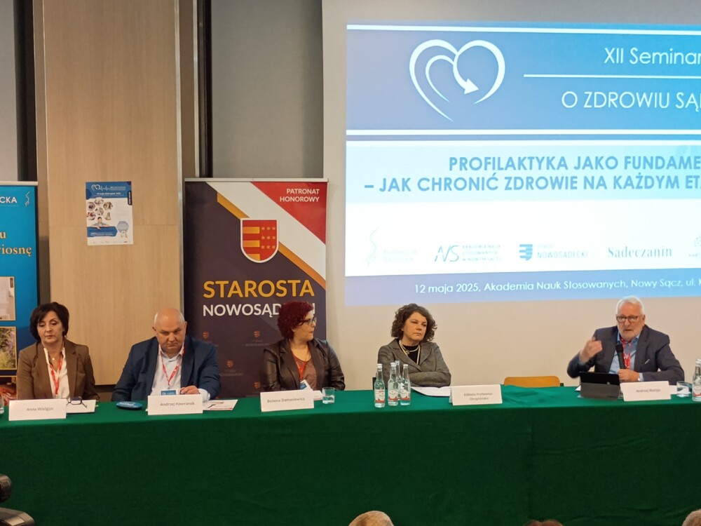 Wszystko o profilaktyce zdrowia! XII Seminarium „O zdrowiu Sądeczan”