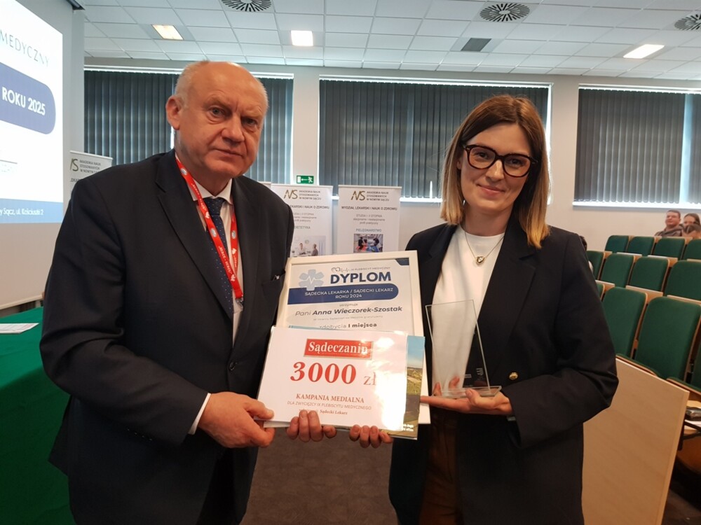 Znamy laureatów IX Plebiscytu Medycznego! Były emocje w Akademii Nauk Stosowanych w Nowym Sączu 
