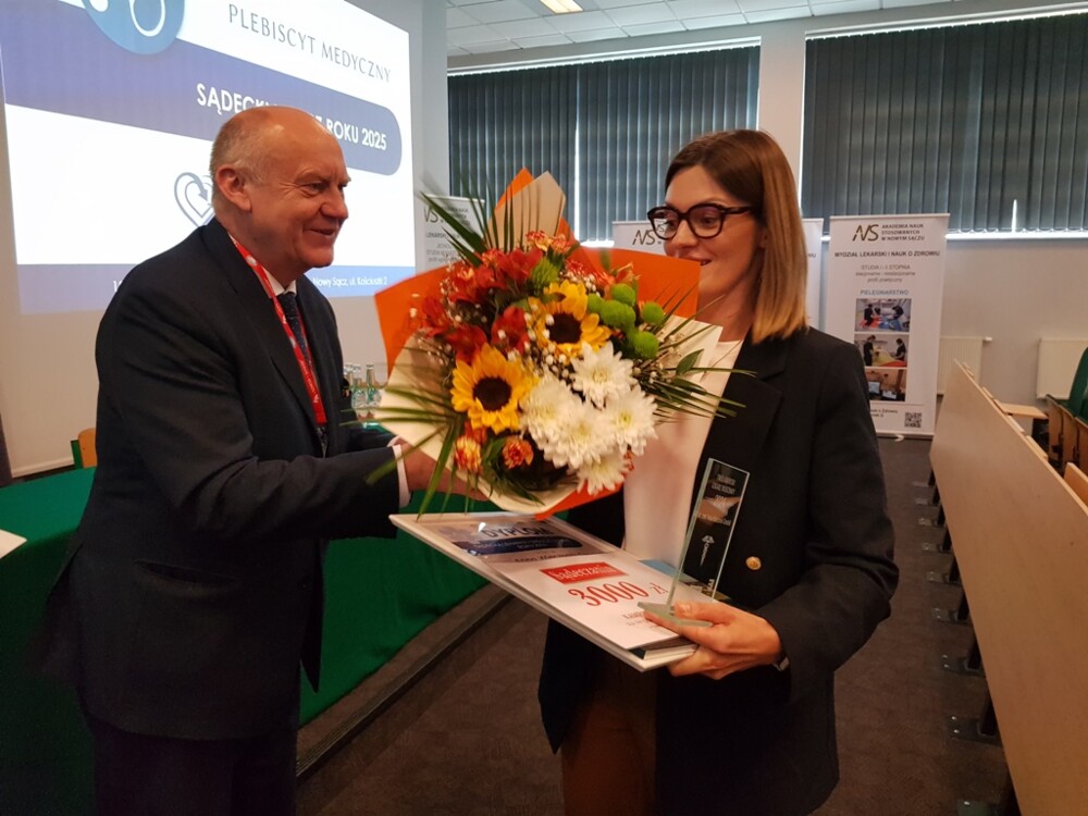 Znamy laureatów IX Plebiscytu Medycznego! Były emocje w Akademii Nauk Stosowanych w Nowym Sączu 