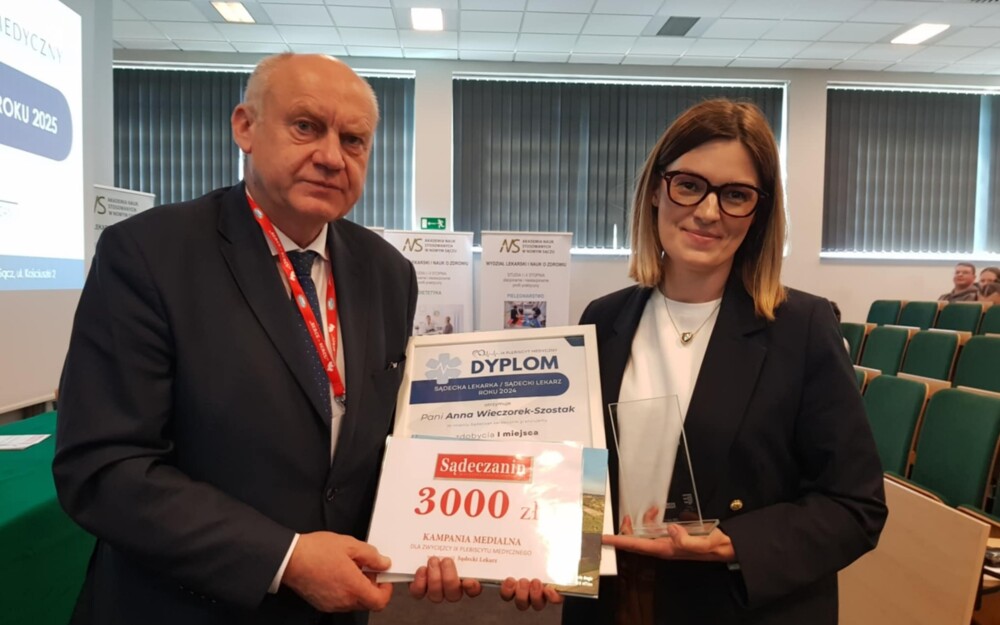 Znamy laureatów IX Plebiscytu Medycznego! Były emocje w Akademii Nauk Stosowanych w Nowym Sączu 