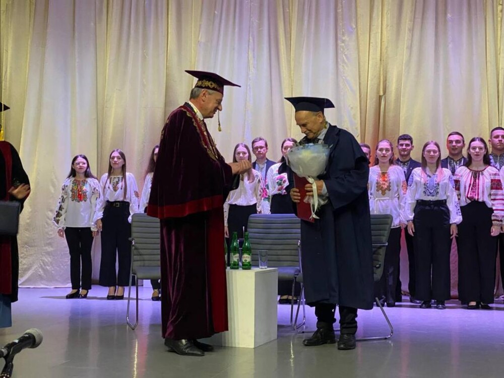 Zygmunt Berdychowski otrzymał tytuł doktora honoris causa Przykarpackiego Uniwersytetu Narodowego na Ukrainie