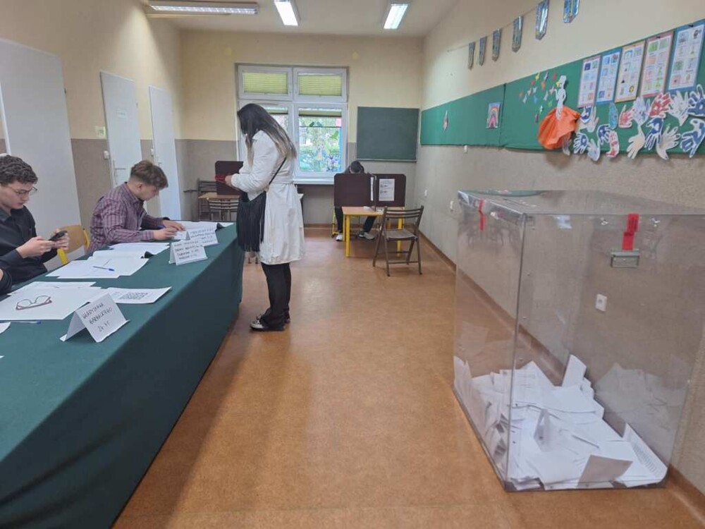 Wybory Prezydenta RP. Na osiedlu Wólki w Nowym Sączu pierwszy wyborca czekał przed lokalem wyborczym już po godz. 6.00