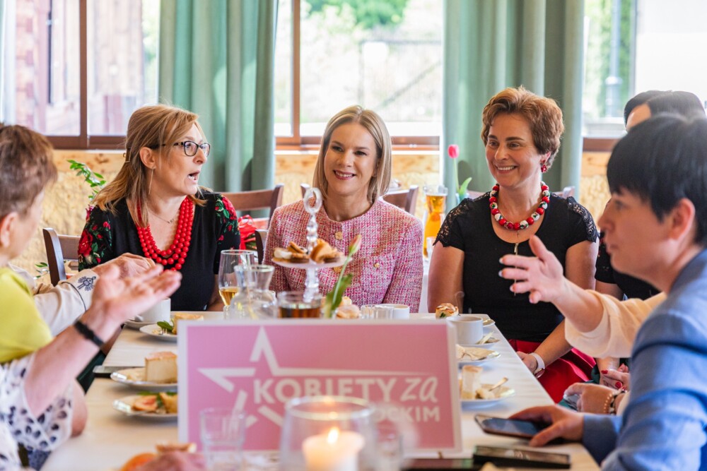 Marta Nawrocka wspiera męża w kampanii wyborczej. Przyjechała na Sądecczyznę [ZDJĘCIA]
