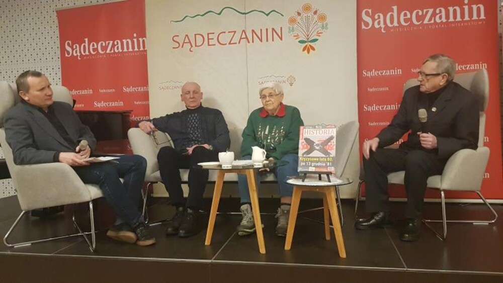 Alicja Derkowska, Andrzej Szkaradek i Tadeusz Jung w Starym Sączu o stanie wojennym
