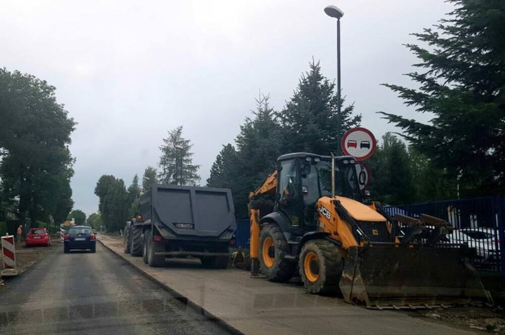 Remont ul. Nawojowskiej w Nowym Sączu. Kierowcy coraz bardziej poirytowani utrudnieniami