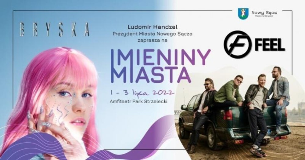Kto wystąpi podczas tegorocznych „Imienin Miasta Nowego Sącza”? Koncerty w lipcu
