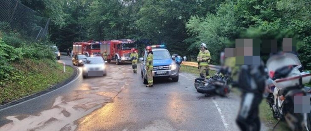 Seria wypadków z udziałem motocyklistów. Bartkowa-Posadowa oraz Żegiestów