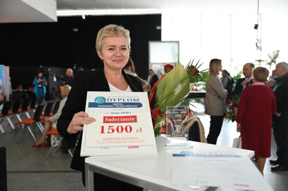 Sądecka Pielęgniarka 2022 roku Anna Mółka: - Zawsze trzeba najpierw być człowiekiem!