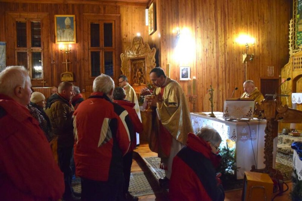 Przewodnicy z Krynicy i Nowego Sącza spotkali się w Kamiannej na kolędowaniu