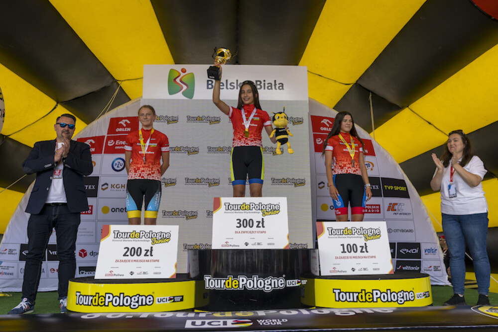 Magda Polańska idzie jak burza. W żółtej koszulce liderki, wygrała trzy etapy Tour de Pologne Junior