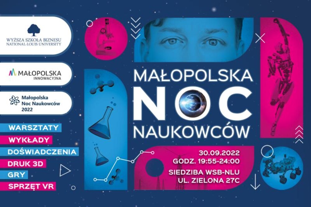„Noc Naukowców” na WSB-NLU. Noc i moc atrakcji już w najbliższy piątek   