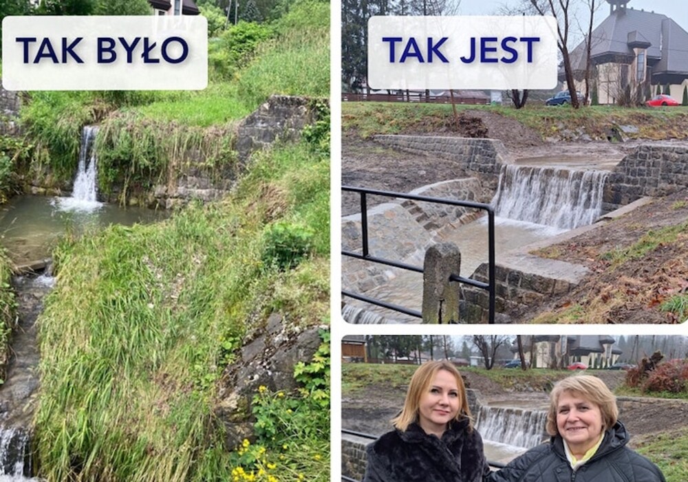 Efekty oczyszczenia i pogłębienia koryta potoku Kryniczanka widać gołym okiem! 
