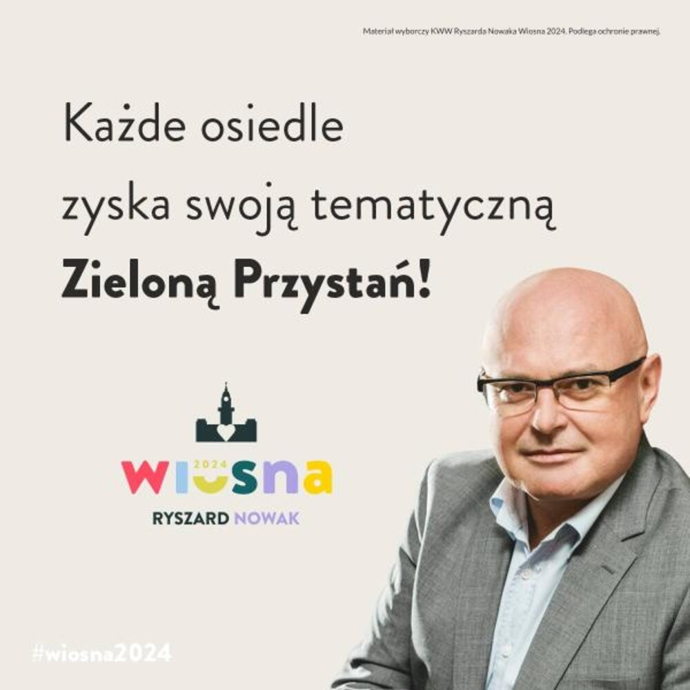 Zielone przystanie w Nowym Sączu. Wiosna 2024 Ryszarda Nowak planuje ożywić przestrzeń miejską 