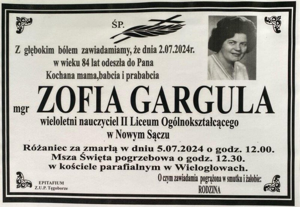 Odeszła wspaniała nauczycielka biologii. Pasję do tego przedmiotu zaszczepiła wielu uczniom