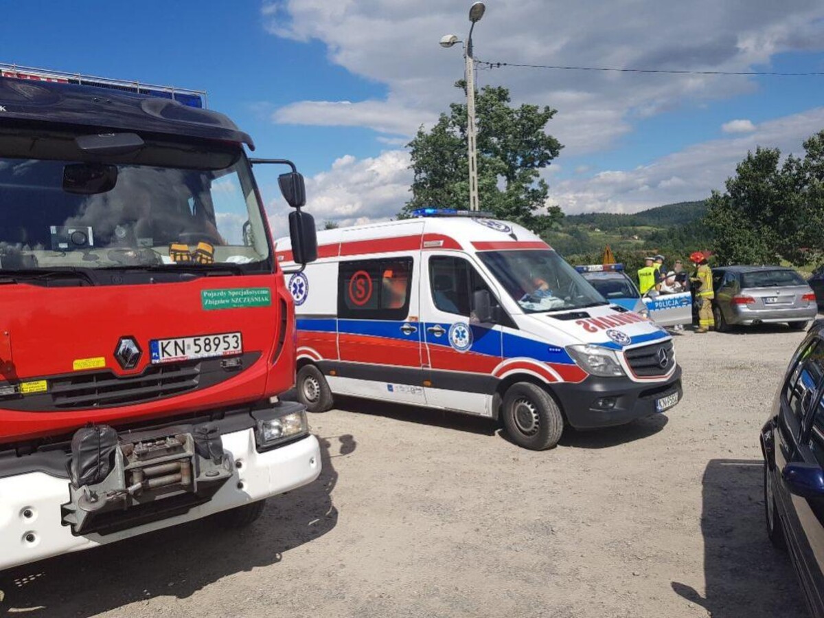 Nieszczęście spotkało ich na drodze w Ropie. Na długo zapamiętają tę podróż