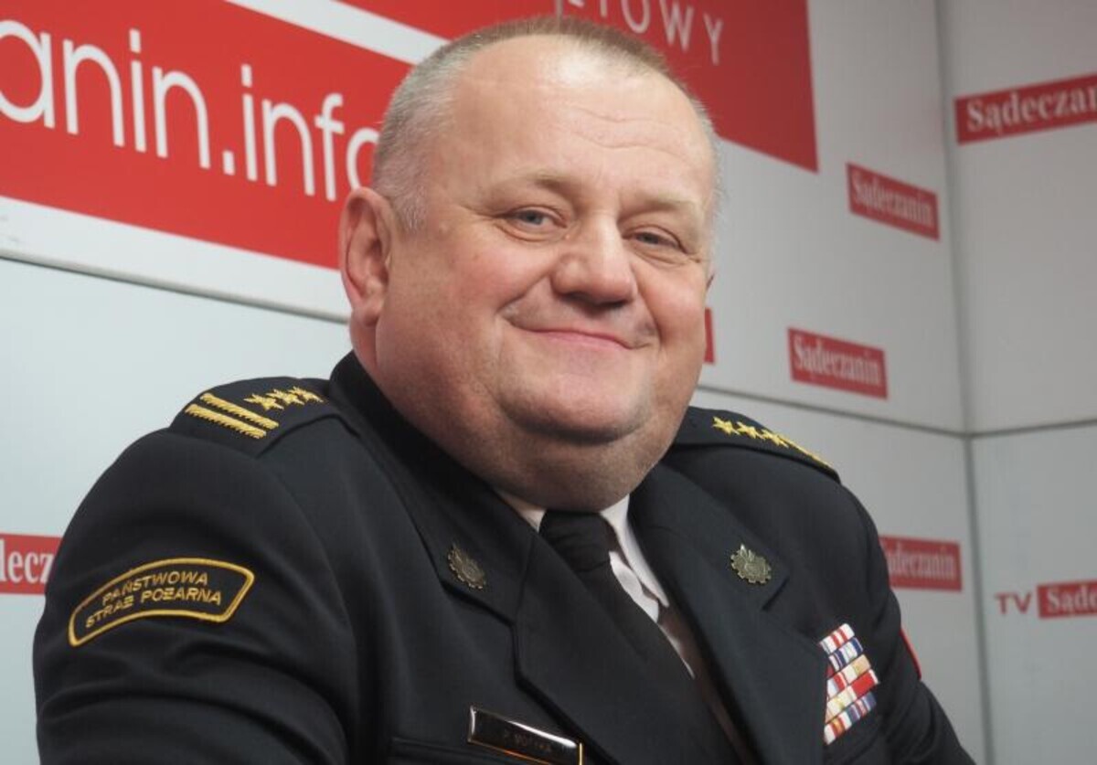 Komendant Miejski Państwowej Straży Pożarnej Paweł Motyka odchodzi na emeryturę