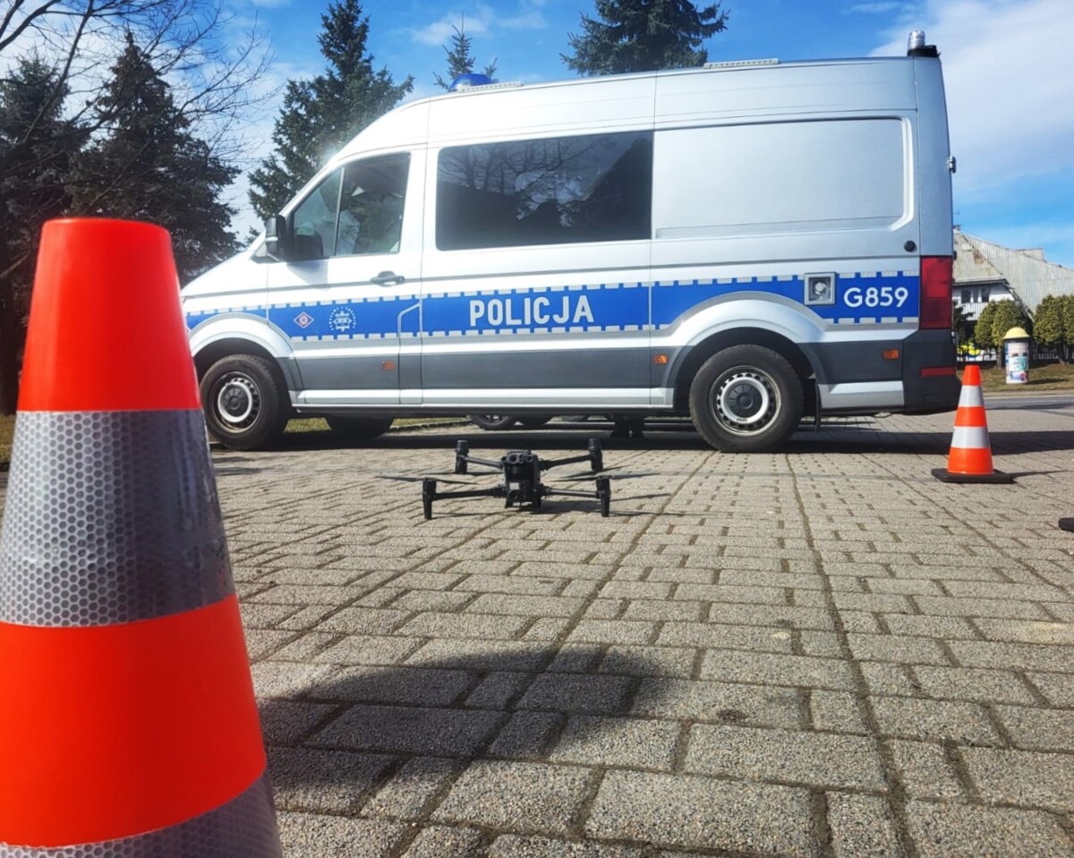 Policyjny dron na sądeckich ulicach! Funkcjonariusze zatrzymali dziesiątki kierowców