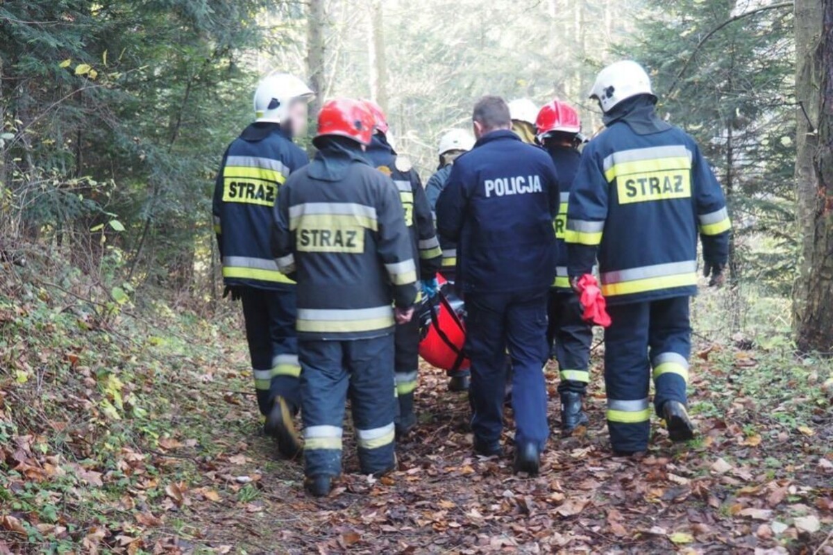 Gródek nad Dunajcem: syn znalazł martwego ojca. Co się stało w tym wąwozie?